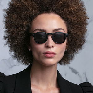 Men's Oval Retro Sunglasses Full Rim Polarized Lenses 100% UV Protection Sun Protection Adult - Product Image 1
