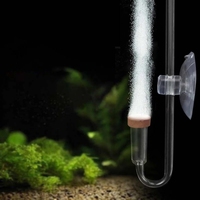 Diffuseur de CO2 pour aquarium en acrylique, fixation par ventouse, atomiseur, compteur de bulles, aquarium, réservoir de poissons, régulateur de CO2 pour plantes aquatiques, herbe aquatique