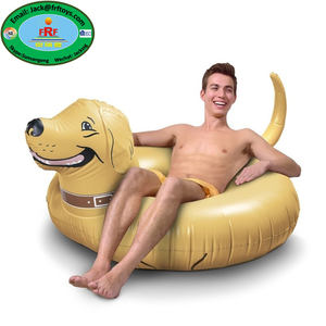 Flotador Inflable de PVC con Forma de Perro para Diversión Acuática en Fiestas de Verano - Product Image 2
