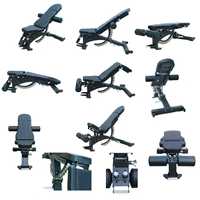 Banc de musculation réglable en acier léger pour salle de sport à domicile, équipement d'entraînement musculaire, prix abordable