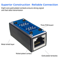 Connecteur réseau Keystone Jack femelle-femelle, adaptateur UTP, prolongateur de câble Ethernet, coupleur modulaire RJ45 en ligne