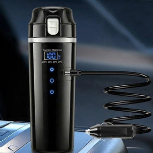 Tazza Termica Intelligente Russa 12V/24V con Display LCD Digitale e Controllo Intelligente della Temperatura per Mantenere Caldi Caffè/Latte, Thermos da Viaggio - Product Image 4