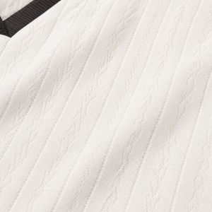 Polo de Punto Personalizado con Logotipo para Hombre, Spandex/Poliéster, Manga Corta, Color Sólido, Diseño Bordado en la Parte Delantera, OEM ODM, Estilo Casual - Product Image 4
