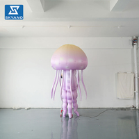 Modèle de méduse gonflable personnalisé et coloré pour aquarium, décoration suspendue pour événements sur le thème marin et publicité