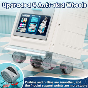 Ensemble de 37 jouets de médecin pour enfants, jeu de simulation préscolaire, kit médical de médecin avec lumière et son, <span class=keywords><strong>valise</strong></span> portable pour enfants - Product Image 4