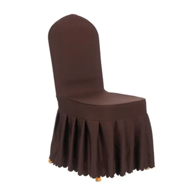 Wholesale Elastic Polyester Banquet Wedding Event Decorative Spandex White Stretch Chair Covers