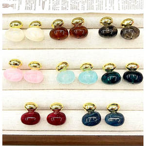 Aretes de Moda CH-LHE1349 con Circonitas Rosadas y Baño de Oro, Aretes de Águila con Baño de Oro, Aretes de Águila con Circonitas al por Mayor - Product Image 6