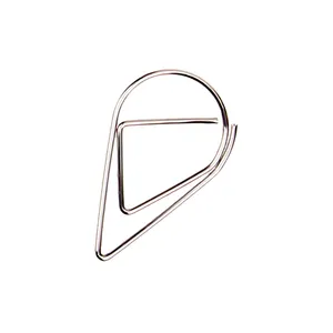 Clip Manufacture Wholesale Manufactured Custom Colorful Shape Water Drop Paper Clip