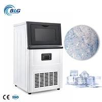 BLG Offre Spéciale Machine à Glaçons Commerciale et Domestique 60KG Machine à Glaçons en Cubes Double Entrée d'Eau Garantie 1 An Maquina De Hielo