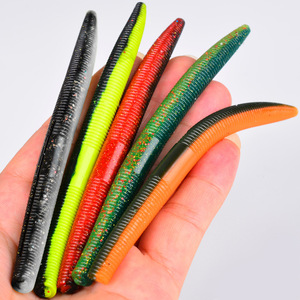เหยื่อหนอนยาง13ซม./8ก. ตัวหนอนยืดหยุ่นมากเหยื่อตกปลาแบบนิ่มติดหนอน - Product Image 1
