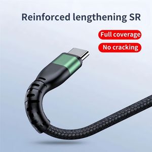 Universal Aluminum Alloy Black <b>Usb</b> c to <b>Usb</b> c <b>Cable</b> 60w Nylon Braid Type c <b>Cable</b> 3a 5a Fast Charging Nickel Plated Data <b>Cables</b> - Product Image 4