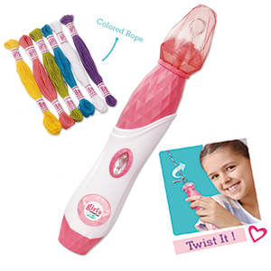 Bijoux pour cheveux pour enfants, accessoires de décoration scintillants, pinces, perles, appareil et machine à tresser les cheveux, kit d'outils de coiffage - Product Image 6