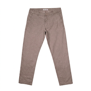 Pantalon chino pour homme, poids moyen, écologique, teint en pièce, micro-imprimé, coton, élasthanne, extensible, respirant, 6,64 OZ - Product Image 1