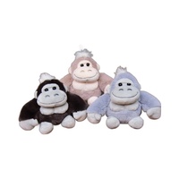 Peluche Gorille Mignonne de Simulation, Super Douce en Coton PP, Pendentif Porte-clés, Décoration pour Sac à Dos de Couple, Vente en Gros