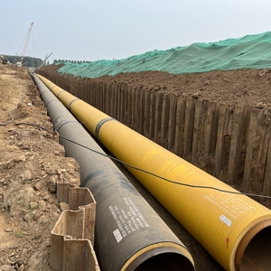 Đường kính lớn Polyurethane phun polyethylene vết thương Ống cách nhiệt cho khu vực sưởi ấm và làm mát - Product Image 4