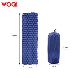 Colchón Inflable Woqi para 1 Persona, Rectangular, Azul Oscuro, TPU y Nailon, Ligero, para Camping y Senderismo al Aire Libre - Product Image 5