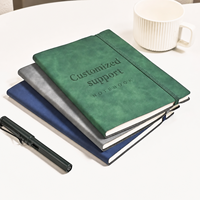 Carnet de notes A5 personnalisé en cuir avec logo imprimé, papier épais 100g, idéal pour étudiants, faible MOQ, cadeaux tendance