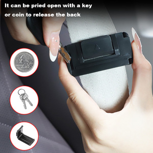 Accessori Auto di Tendenza: Fermagli e Clip di Regolazione per <span class=keywords><strong>Cinture</strong></span> di Sicurezza Laterali in ABS con Diamanti, Accessori Interni per Auto - Product Image 2
