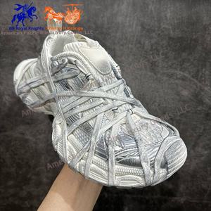 Chaussures de marche confortables de luxe de qualité supérieure 3XL, style classique décontracté, chaussures de skateboard tendance, baskets épaisses Balenciaga - Product Image 5