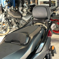 DANCARO Moto Dossier Arrière Repos Support Arrière Support Arrière Rack Pour YAMAHA XMAX 300 2018-2023 Moto Pièces Accessoires