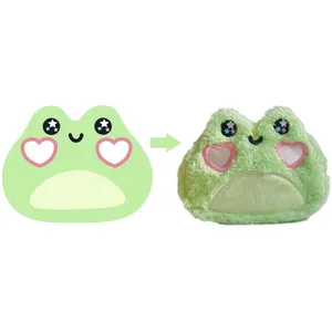 Sac à monnaie en peluche Animal mignon personnalisé Mini portefeuille porte-monnaie sac pour écouteurs petite pochette maquillage Kawaii sac à fermeture éclair