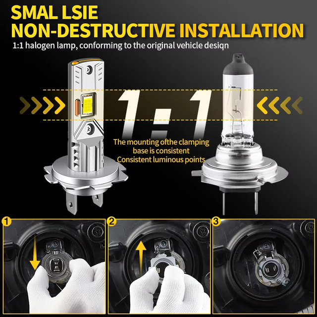 H4 LED Headlight Bulb 9003 HB2 Hi/Lo Beam H7 Car Lamp H1 H8/H9/H11/H16(JP) 9005/HB3 9006/HB4 Auto Fog Driving Lights 12V White