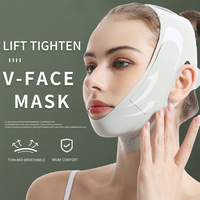 Bande de sommeil amincissante pour le double menton réutilisable, masque facial en forme de V, ceinture de lifting du visage en forme de V