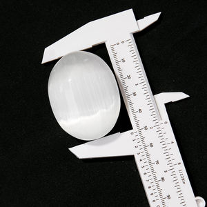 Hochwertige hand geschnitzte Gips Handwerk Selenit Ei Kugel Selenit Spiral Zauberstab für die Dekoration - Product Image 2