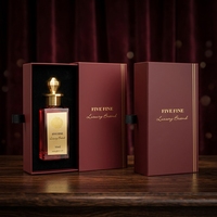 Boîte en carton avec logo personnalisé, finition mate douce au toucher, pour flacons de parfum, crème pour les yeux, emballage cadeau avec estampage en relief, tiroir