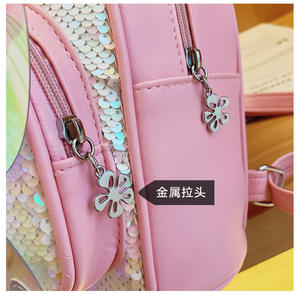 Chanceux Nouveau 2-5 enfants Paillettes Sac À Dos Maternelle Cartable Anti Manque Papillon Belle enfants Sac - Product Image 2