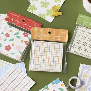 8 styles, 120 feuilles/carnet, bloc-notes autocollant 3*3, mignon et kawaii, carnet décoratif, facile à transporter - Product Image 3