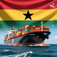 Agent d'expédition rapide et économique Chine vers le Ghana Accra Kumasi Tema Tamali DDP Air FCL LCL+Express 20 40HQ Services logistiques maritimes