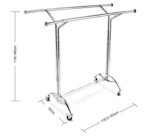 Cửa Hàng Quần Áo Hiển Thị Kệ Cửa Hàng May Mặc Đứng Cho Quần Áo