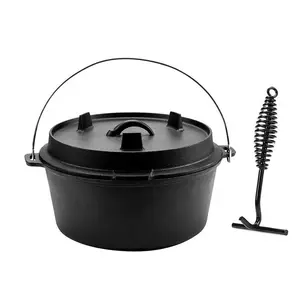 Camping Cookware Outdoor Iron Dutch Oven