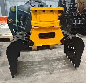 Mini pince de tri renforcée pour excavatrice de 1 à 3,5 tonnes, pince de démolition pour bois avec composant moteur central - Product Image 4