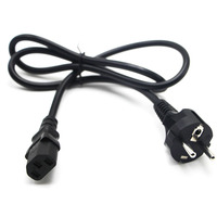 Cable de Alimentación con Conector Estándar Europeo a IEC C13 para Electrodomésticos y Computadoras