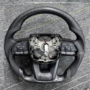 Volant en fibre de carbone imprimé par transfert d'eau compatible avec Toyota Harrier Hilux Vigo 79 Series rav4 Raize Avalon <span class=keywords><strong>Aqua</strong></span> - Product Image 1