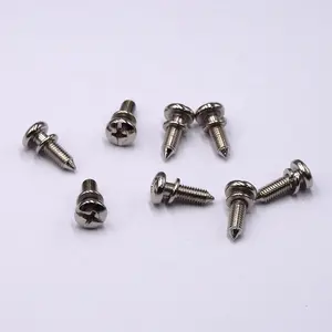 Stainless Steel Phillips Screw Pan Head Machine Screw With Washer Pan Head Screw