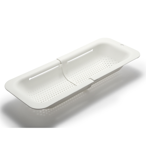 रसोई सब्जी और फल बढ़ाई कोलंडर Strainers वॉश बेसिन से अधिक सिंक नाली टोकरी बंधनेवाला कोलंडर - Product Image 6