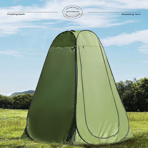 Shower Tent 150x150x190cm Steel <b>Frame</b> Quick Setup Waterproof Outdoor Camping Changing Tent Single Person - Product Image 1