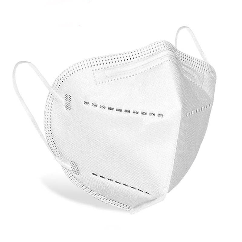 Disposable Mouth Face KN95 Mask 95% Filtration Non-woven Fabric Protective Masks for Dust Particles Pollution ears wearing