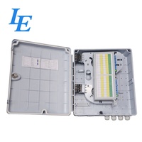 Boîtier de distribution de fibre optique extérieur LE, 32 ports, IP65, boîtier de terminaison de fibre FTTH, adaptateur FC SC LC, PC ABS, certifié CE