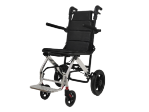 Silla de Ruedas Manual de Cuero Negro Transpirable para Interiores y Exteriores a Precio Competitivo - Product Image 5
