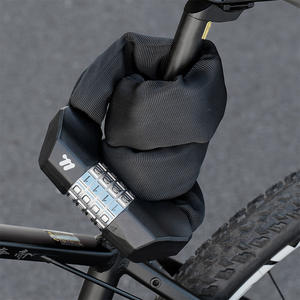 WEST BIKING 내구성 두꺼운 탄소 스틸 자전거 체인 잠금 방진 튼튼한 자전거 콤비네이션 잠금 자전거 액세서리 - Product Image 2