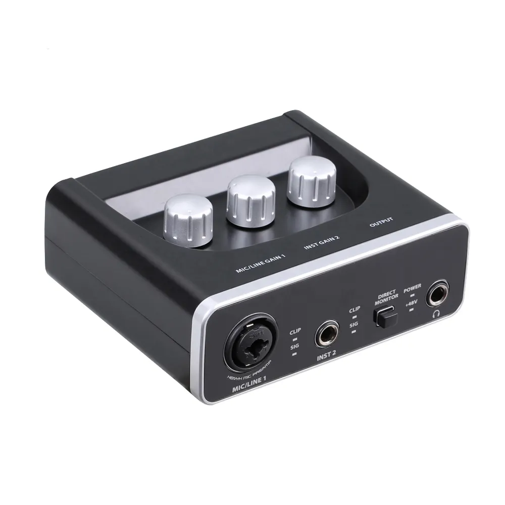 Accuracy Stands SD-21 Professional Interface USB Multi-function Audio Recording And Live Broadcast External Sound Card