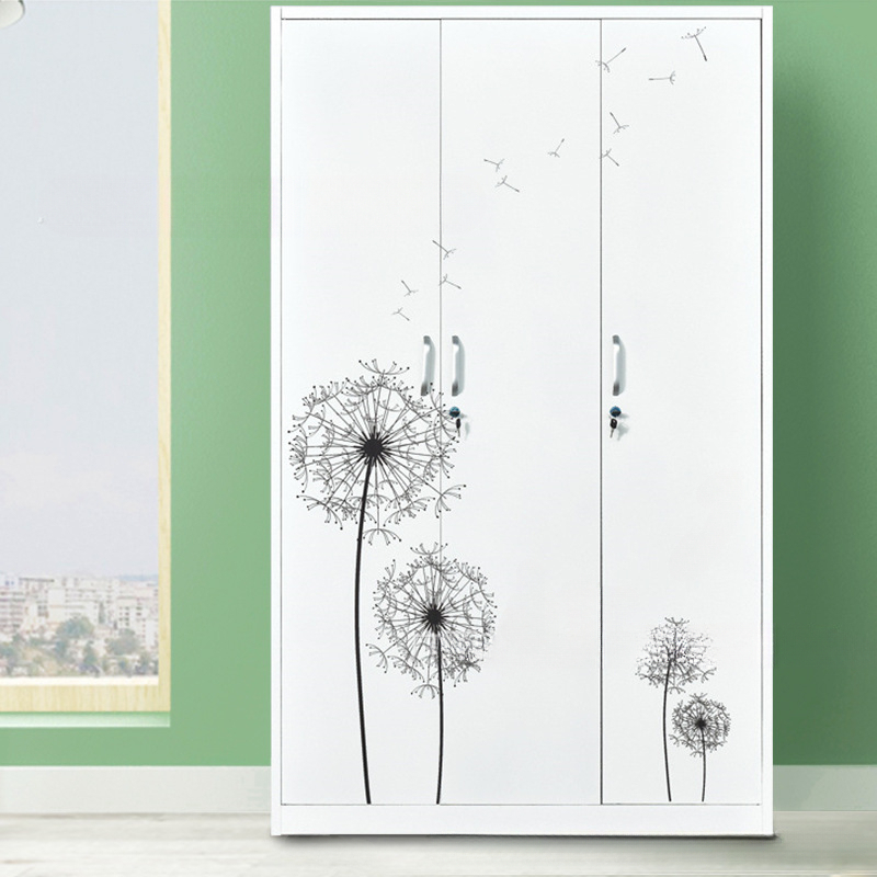 Factory Direct Steel Printed Dismounting Cabinet Household Children's Wardrobe with Lock Storage Balcony Locker