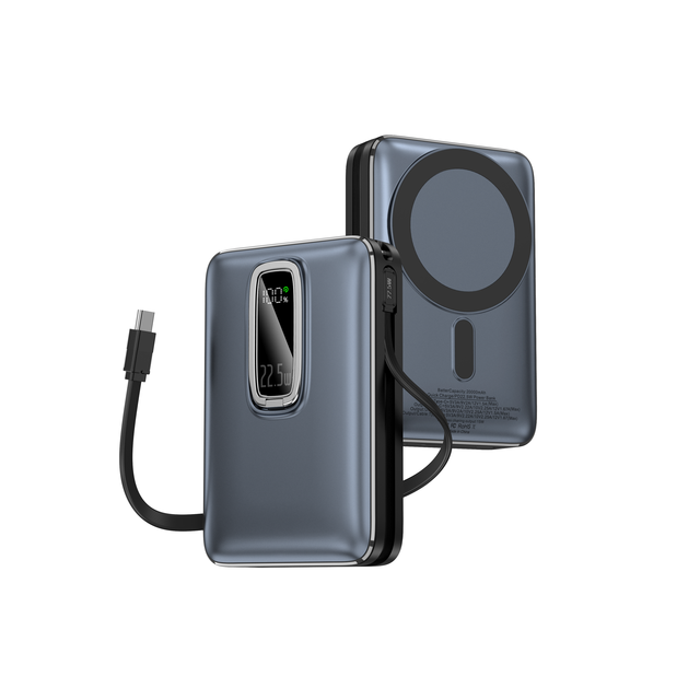 High Capacity Portable Mini  Magnetic Power Banks 5000mah 1,000mah 20,000mah for Smart Phone Oem logo Wireless Power Bank