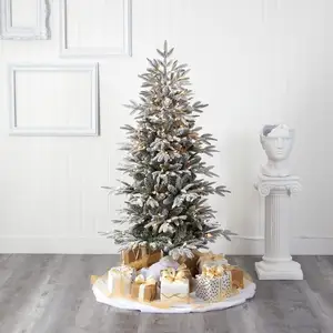 Arbre de Noël artificiel floqué de neige de luxe de 7ft en gros nouveau Design arbre de Noël pour les décorations de vacances