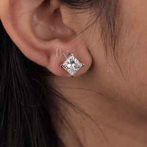 Silver 10K Gold 14K Gold 18K Gold Women Lab Grown Diamond <b>Earrings</b> Elegant <b>Fine</b> Jewelry Luxury Gift for Her - Product Image 4