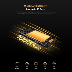 OUKITE WP23 Teléfono Inteligente Resistente Octa Core de 6.52" HD+ 10600mAh 4GB+64GB Android 13 Helio P90 13MP NFC Resistente al Agua GSM LTE - Product Image 3